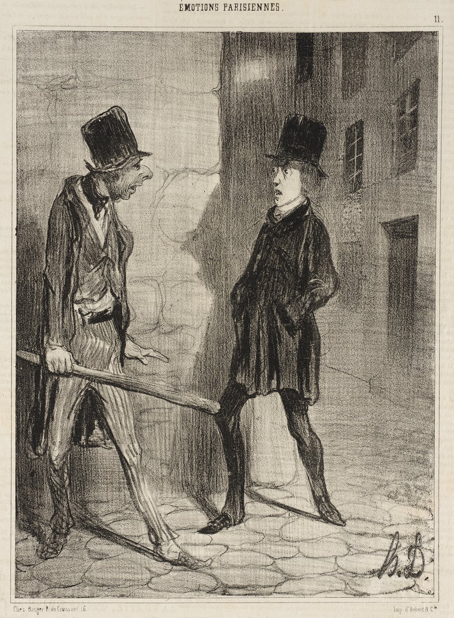 Mitä kello on, olkaa hyvä? tekijältä Honoré Daumier