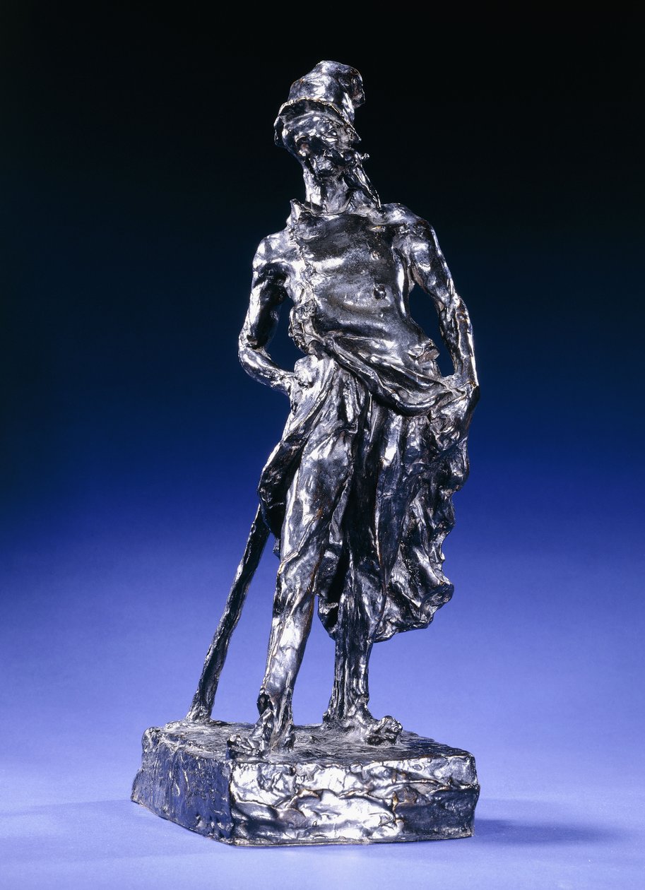Ratapoil, n. 1850 ja n. 1960 (pronssi tummanruskealla patinalla) tekijältä Honoré Daumier