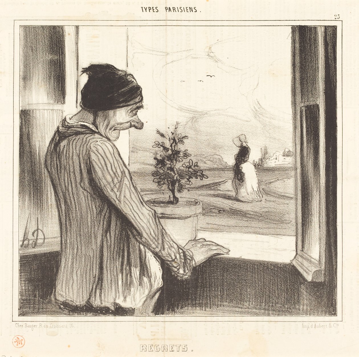 pahoittelee tekijältä Honoré Daumier
