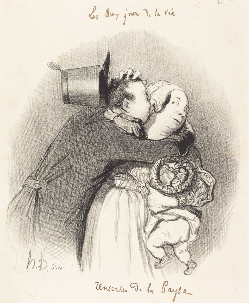 Maaseudun kokous tekijältä Honoré Daumier