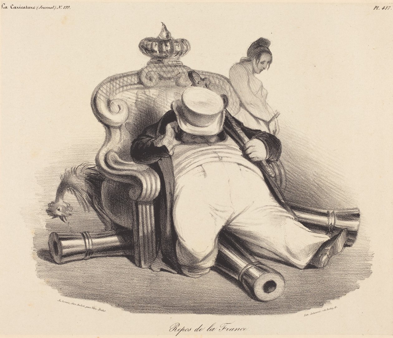 Ranskan lepo tekijältä Honoré Daumier