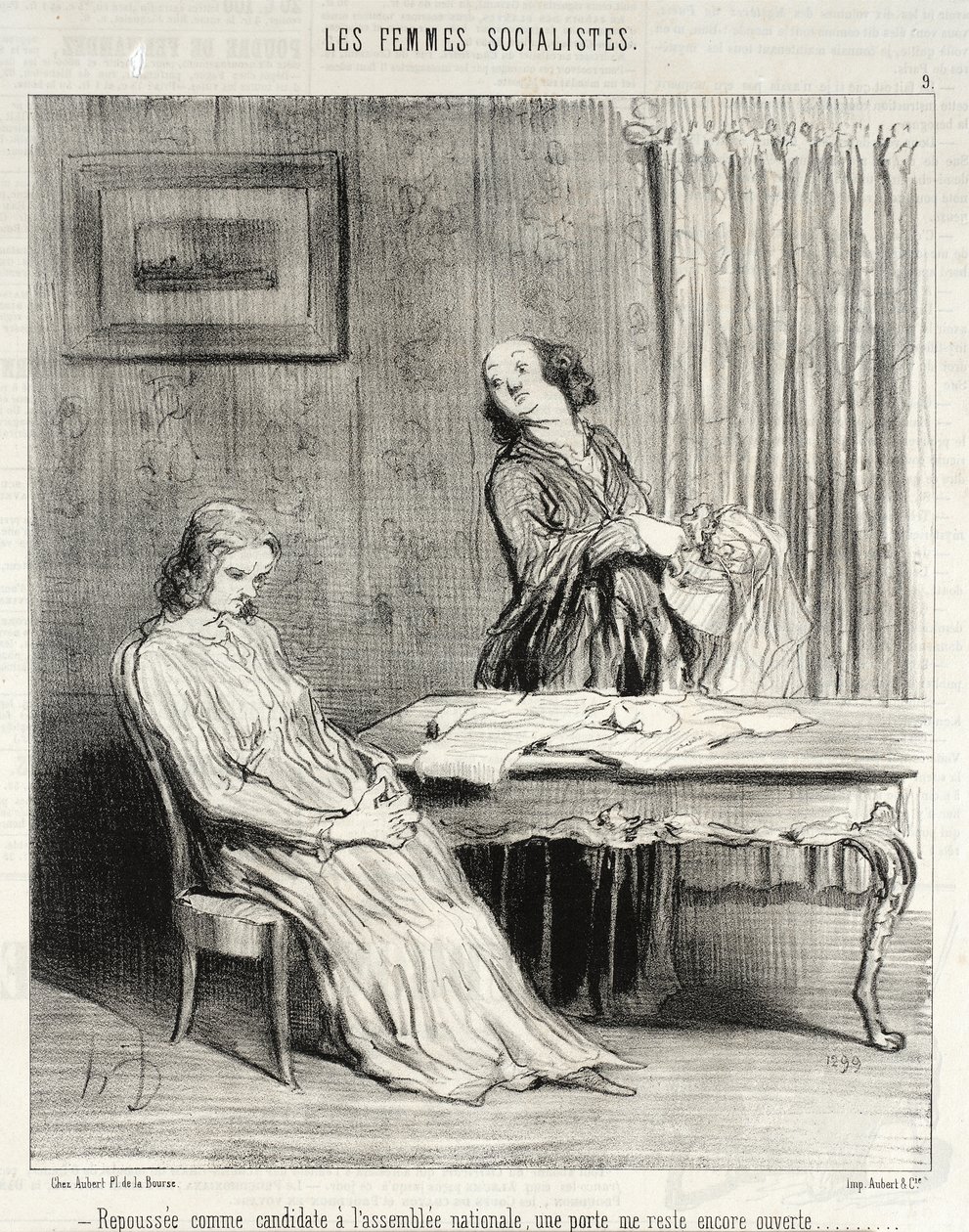 Karkotettu... yksi ovi on minulle edelleen auki... tekijältä Honoré Daumier