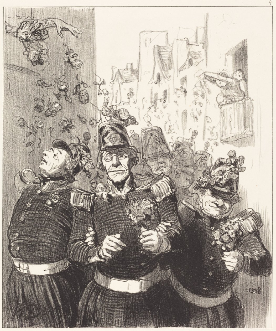 Rifolard on ihastuneempi kuin koskaan... tekijältä Honoré Daumier