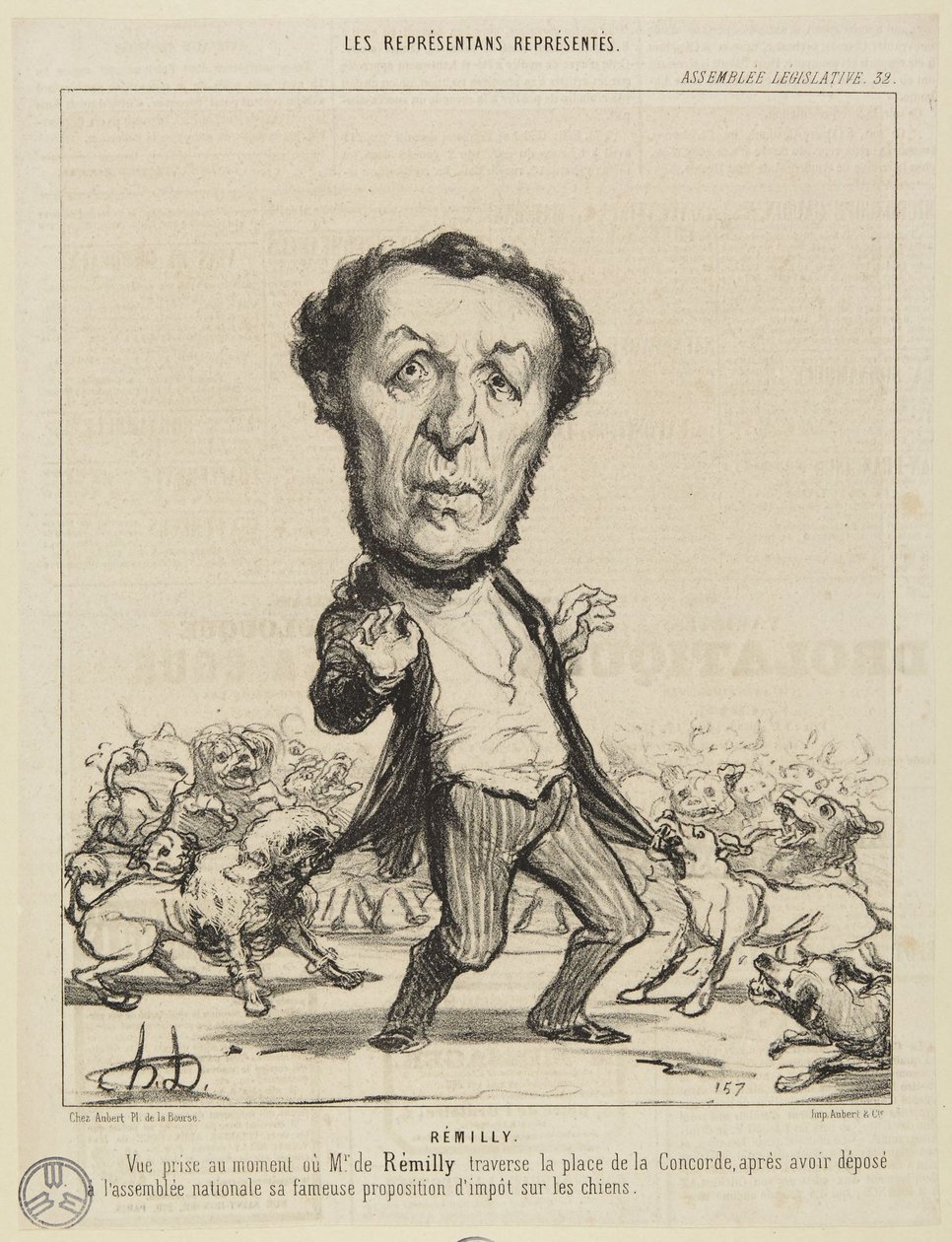 "Rémilly" tekijältä Honoré Daumier