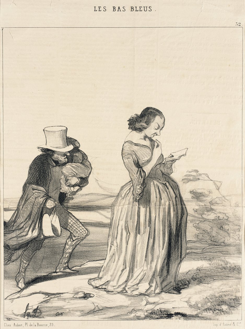 Pahus!... kuinka toivoisinkaan... että vaimoni olisi jo lopettanut... tekijältä Honoré Daumier