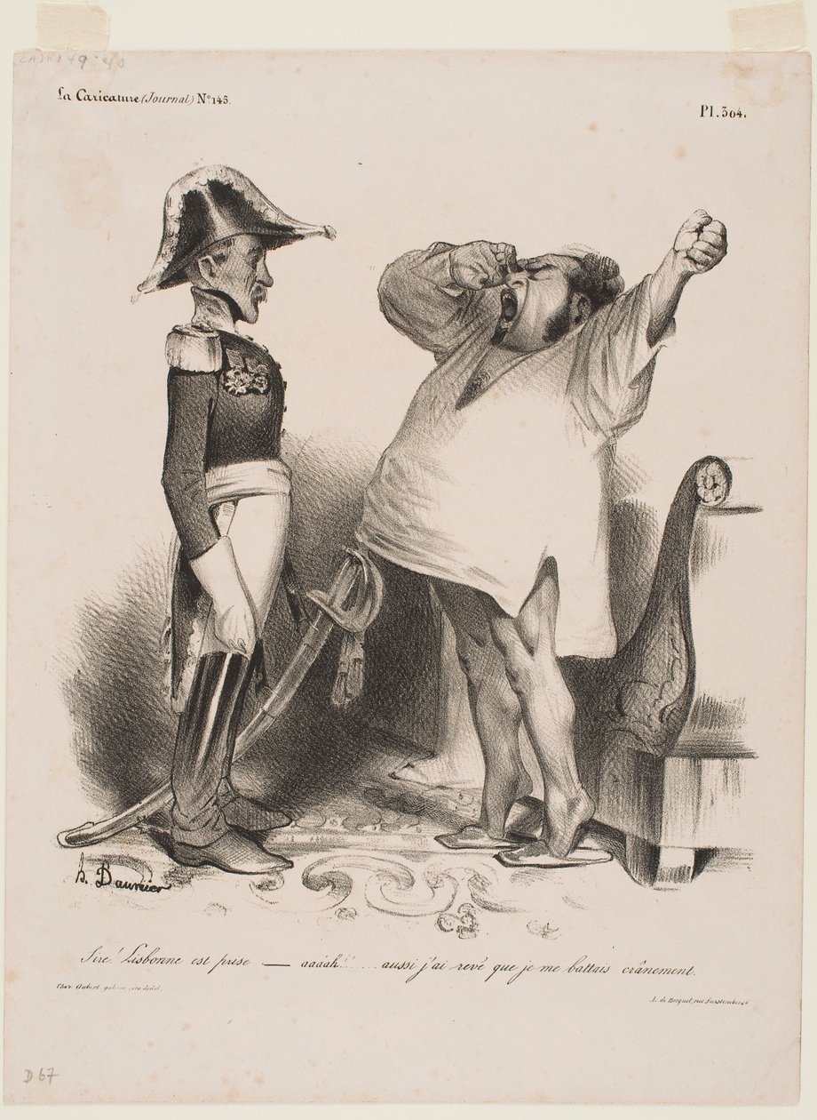 Teidän Majesteettinne! Lissabon on vallattu tekijältä Honoré Daumier