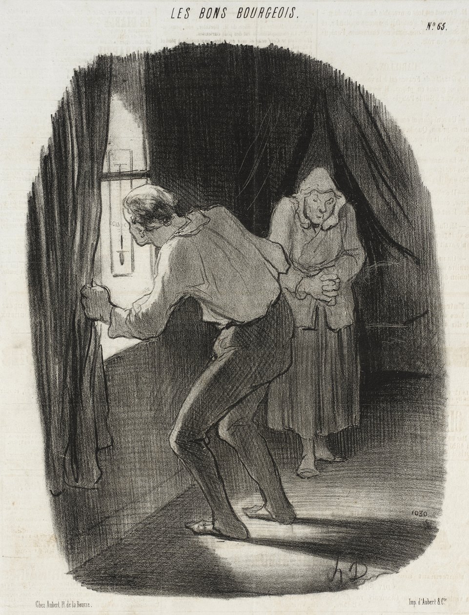Kuusi astetta pakkasta... Ah! En enää ihmettele... tekijältä Honoré Daumier