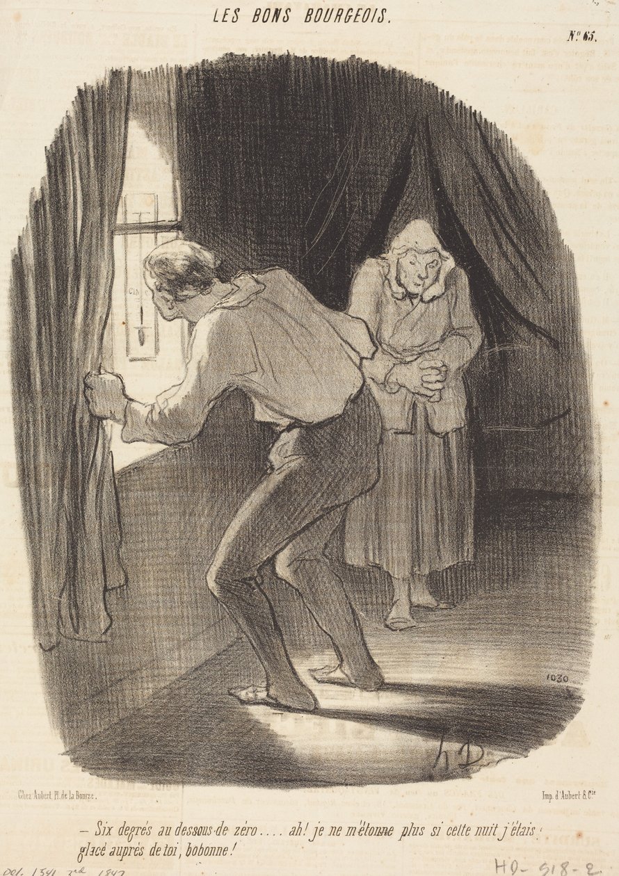 Kuusi astetta pakkasta... tekijältä Honoré Daumier