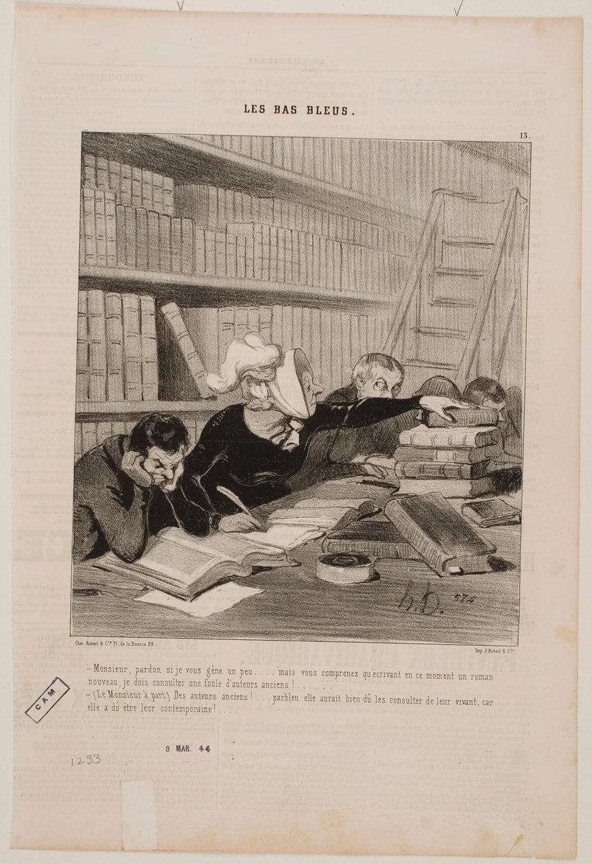Anteeksi, että häiritsen teitä, herra... tekijältä Honoré Daumier