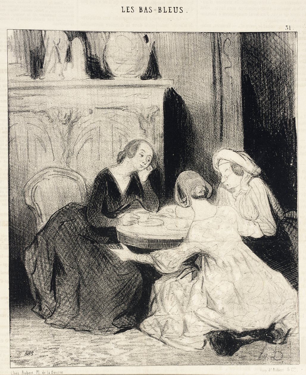 Seuratkaa tarkasti päättelyäni, Eudoxie... tekijältä Honoré Daumier
