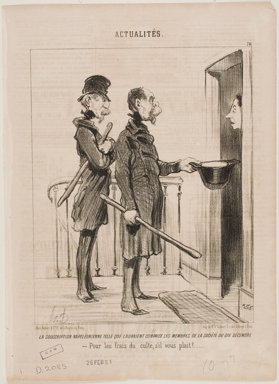 NAPOLEONIN TILAUKSET tekijältä Honoré Daumier