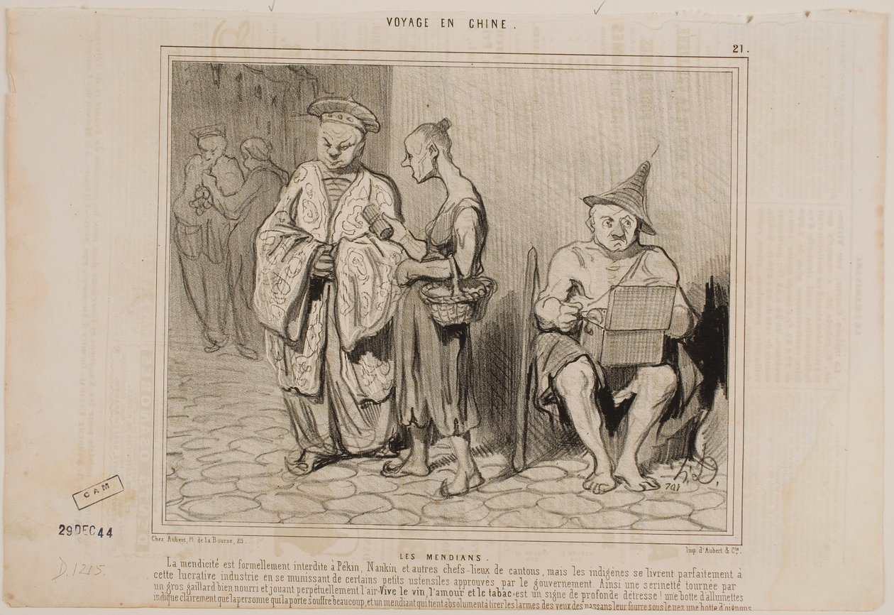 Kerjäläiset tekijältä Honoré Daumier