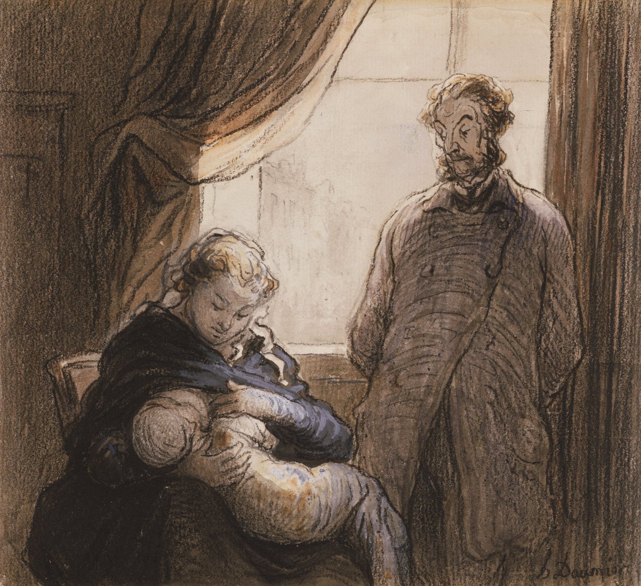 Perhe tekijältä Honoré Daumier