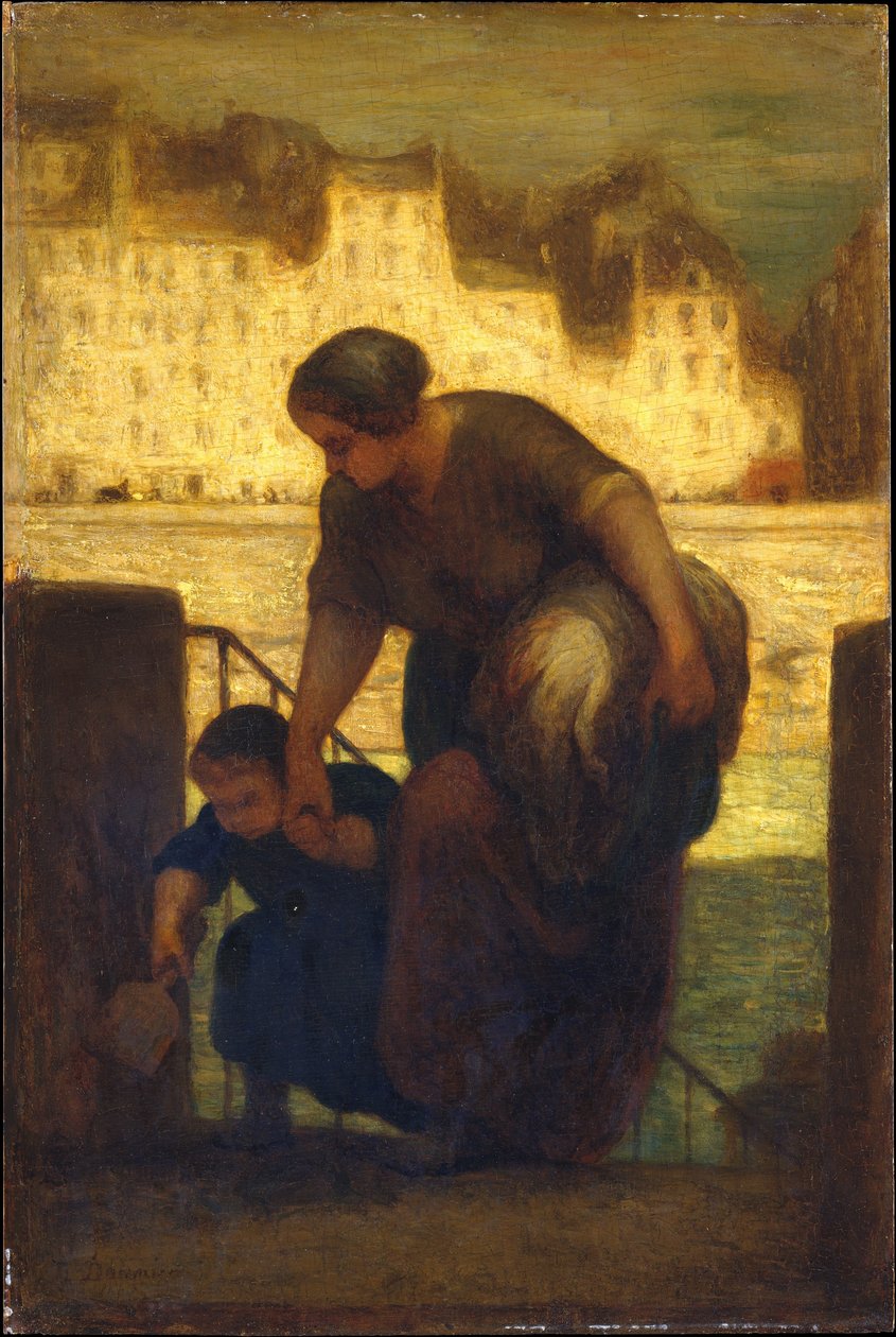 Pesijätär tekijältä Honoré Daumier