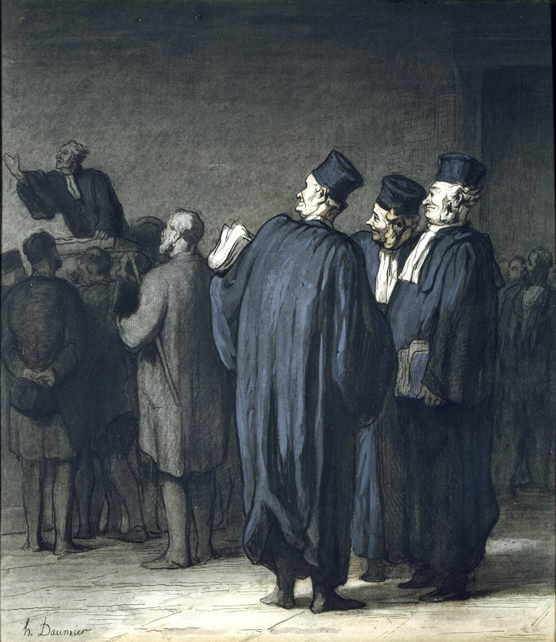 Lakimiehet tekijältä Honoré Daumier