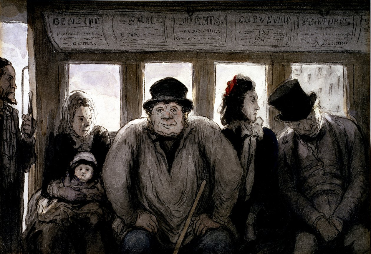 Omnibussi tekijältä Honoré Daumier