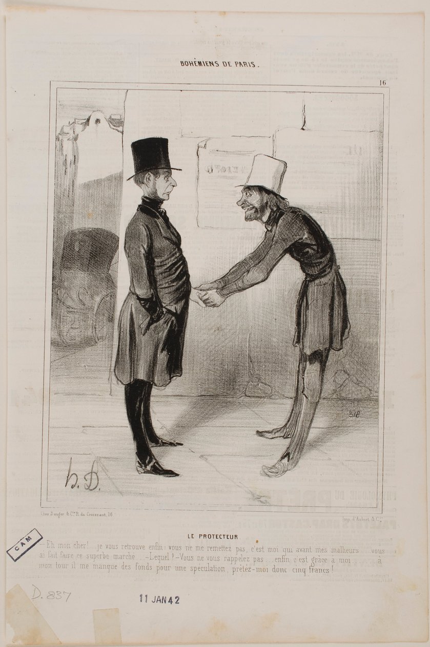Suojelija tekijältä Honoré Daumier