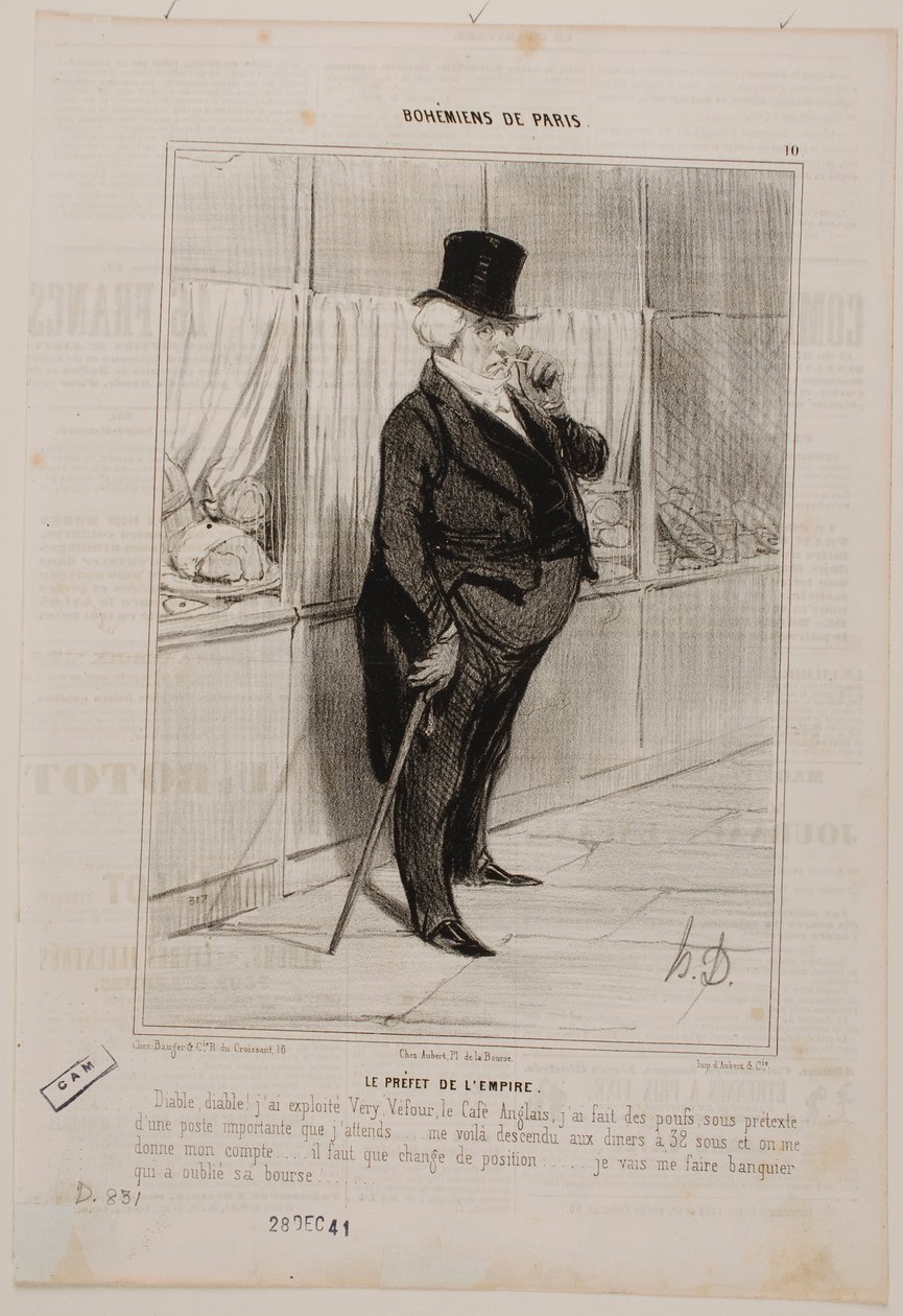 Keisarikunnan prefekti tekijältä Honoré Daumier