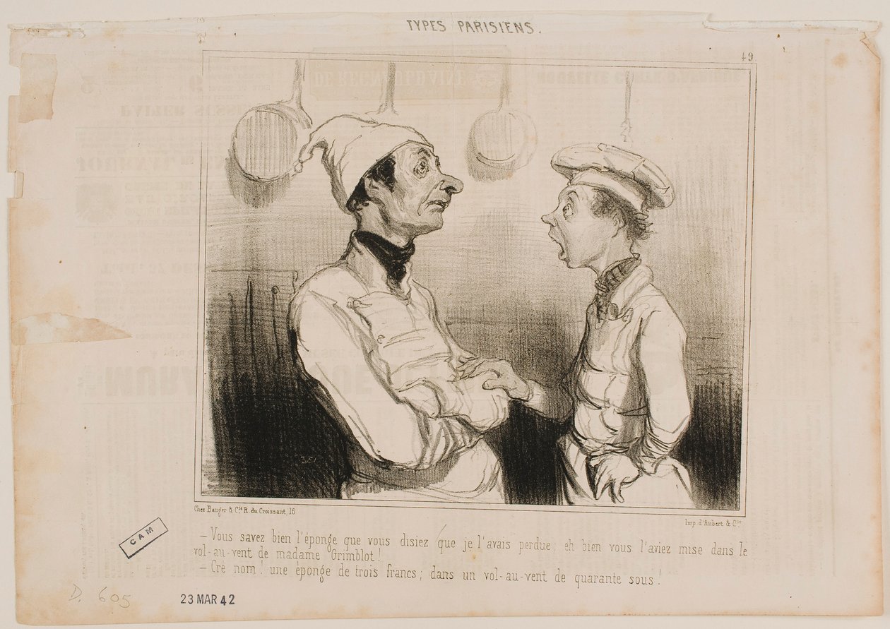 ...Sieni, jonka sanoitte minun kadottaneen... tekijältä Honoré Daumier