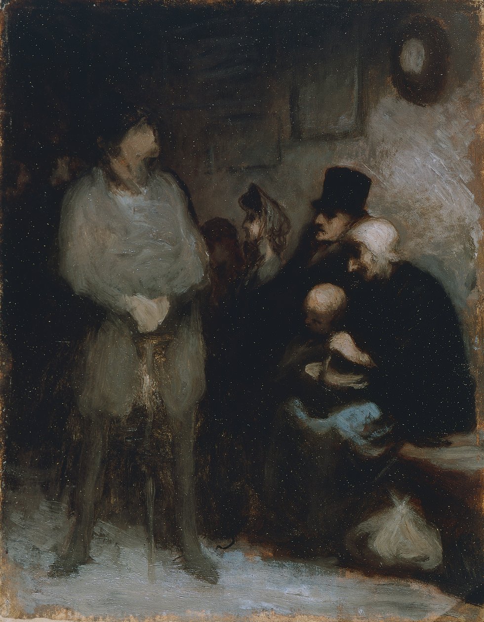 Odotushuone tekijältä Honoré Daumier