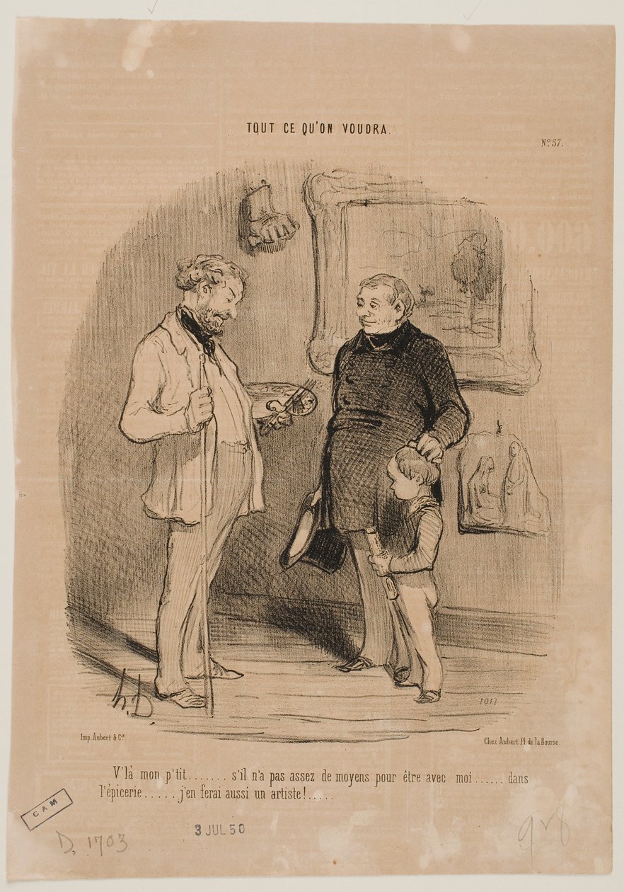 Tämä on nuorimmaiseni... tekijältä Honoré Daumier