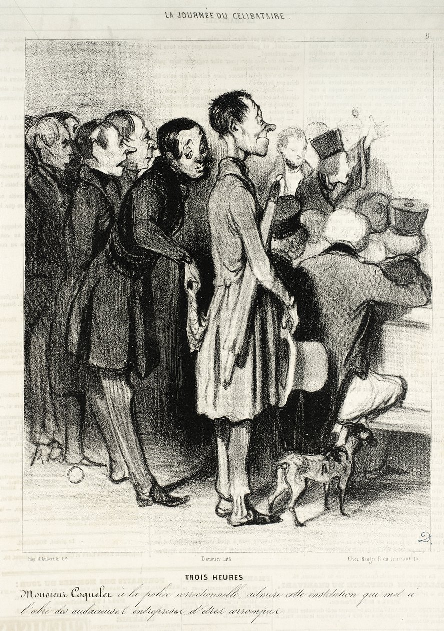 Kello kolme... tekijältä Honoré Daumier