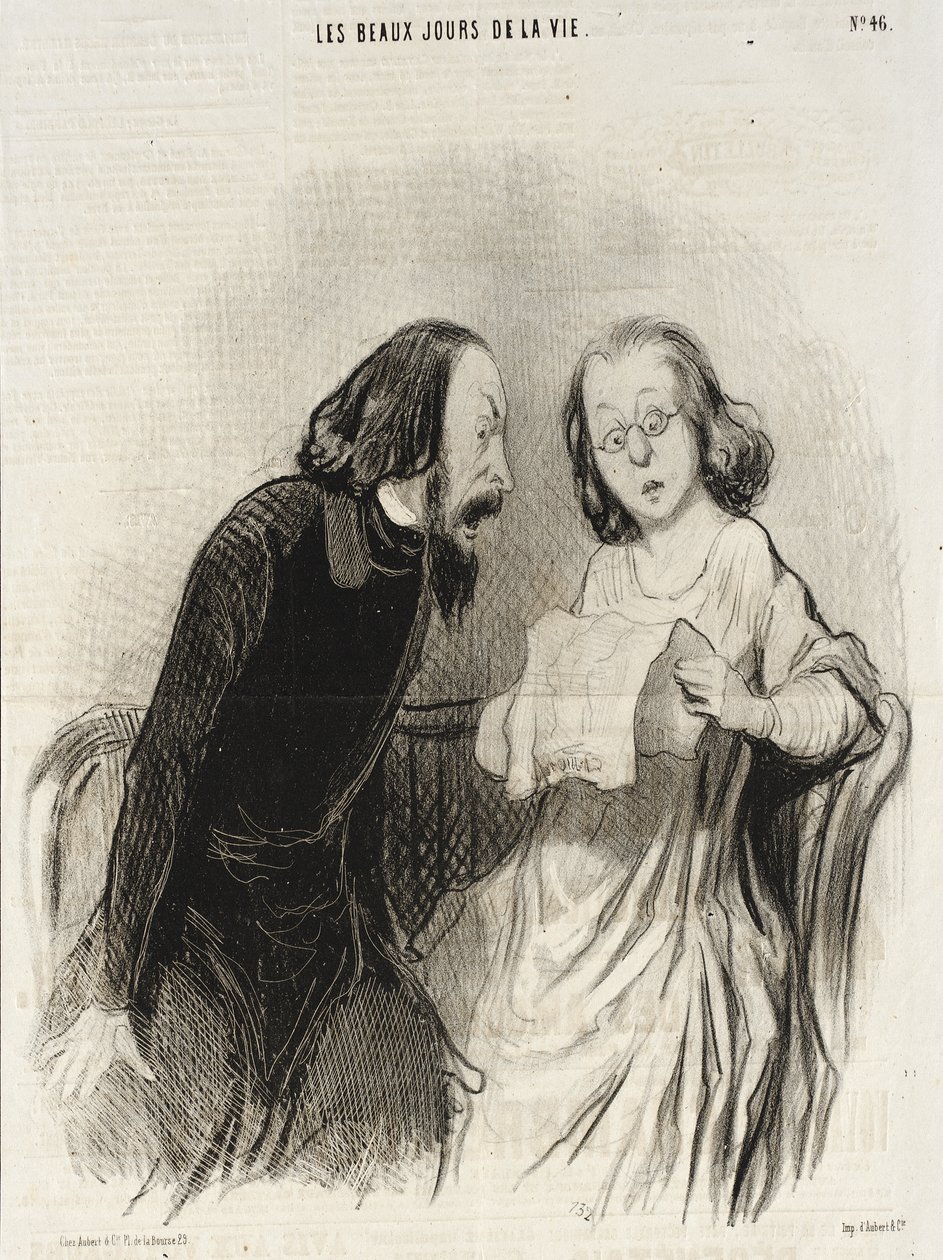 Ylistävä artikkeli. tekijältä Honoré Daumier