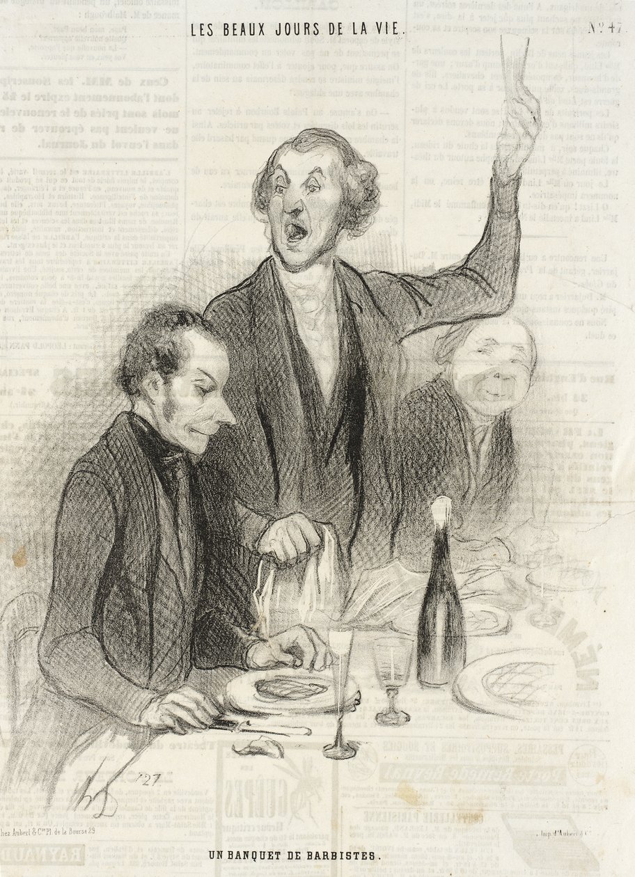 Barbistien pidot tekijältä Honoré Daumier