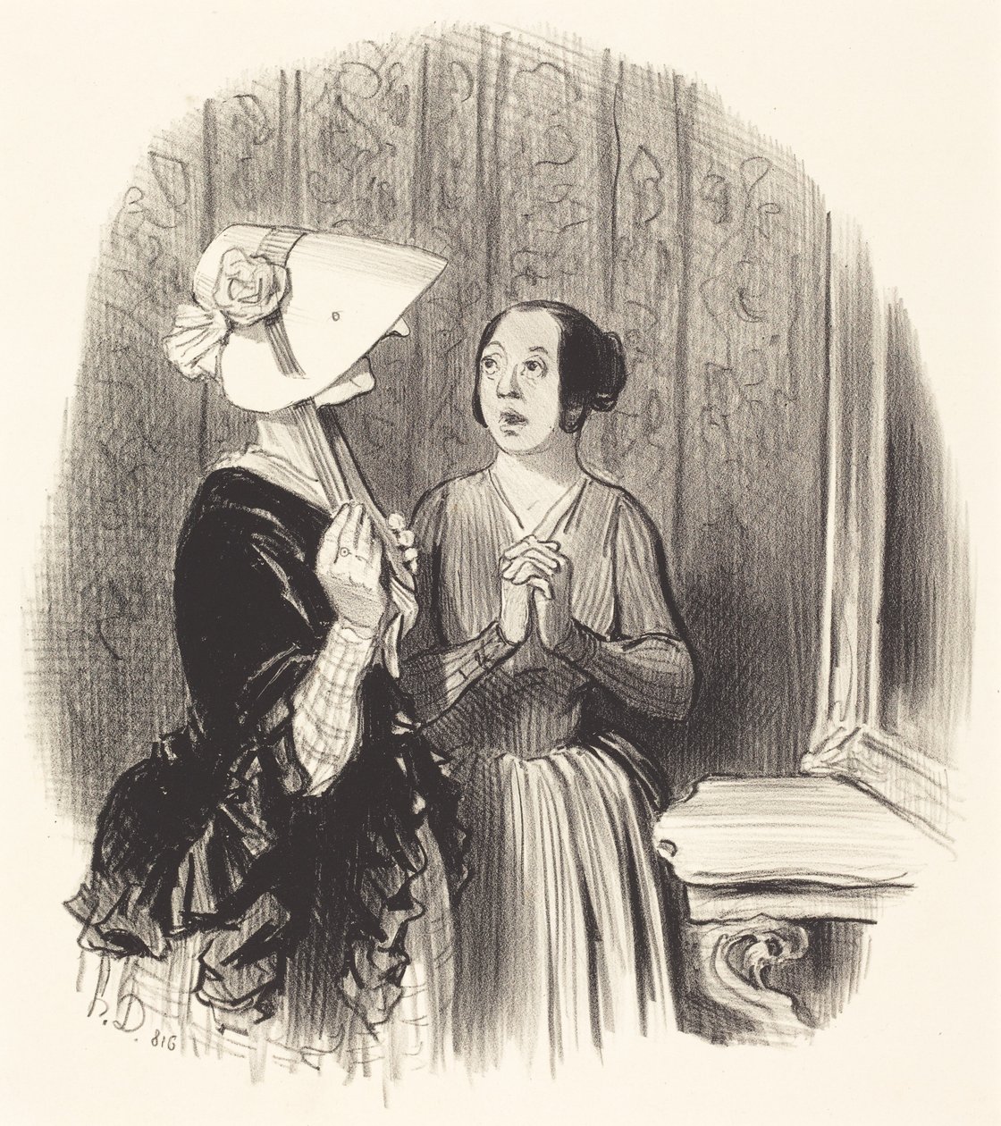Pamela-hattu tekijältä Honoré Daumier