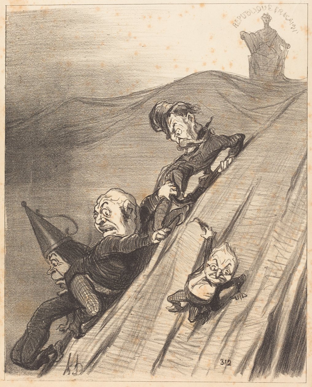 Vaarallinen tie tekijältä Honoré Daumier