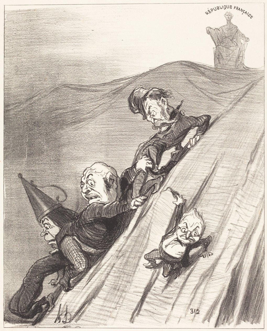 Vaarallinen tie tekijältä Honoré Daumier