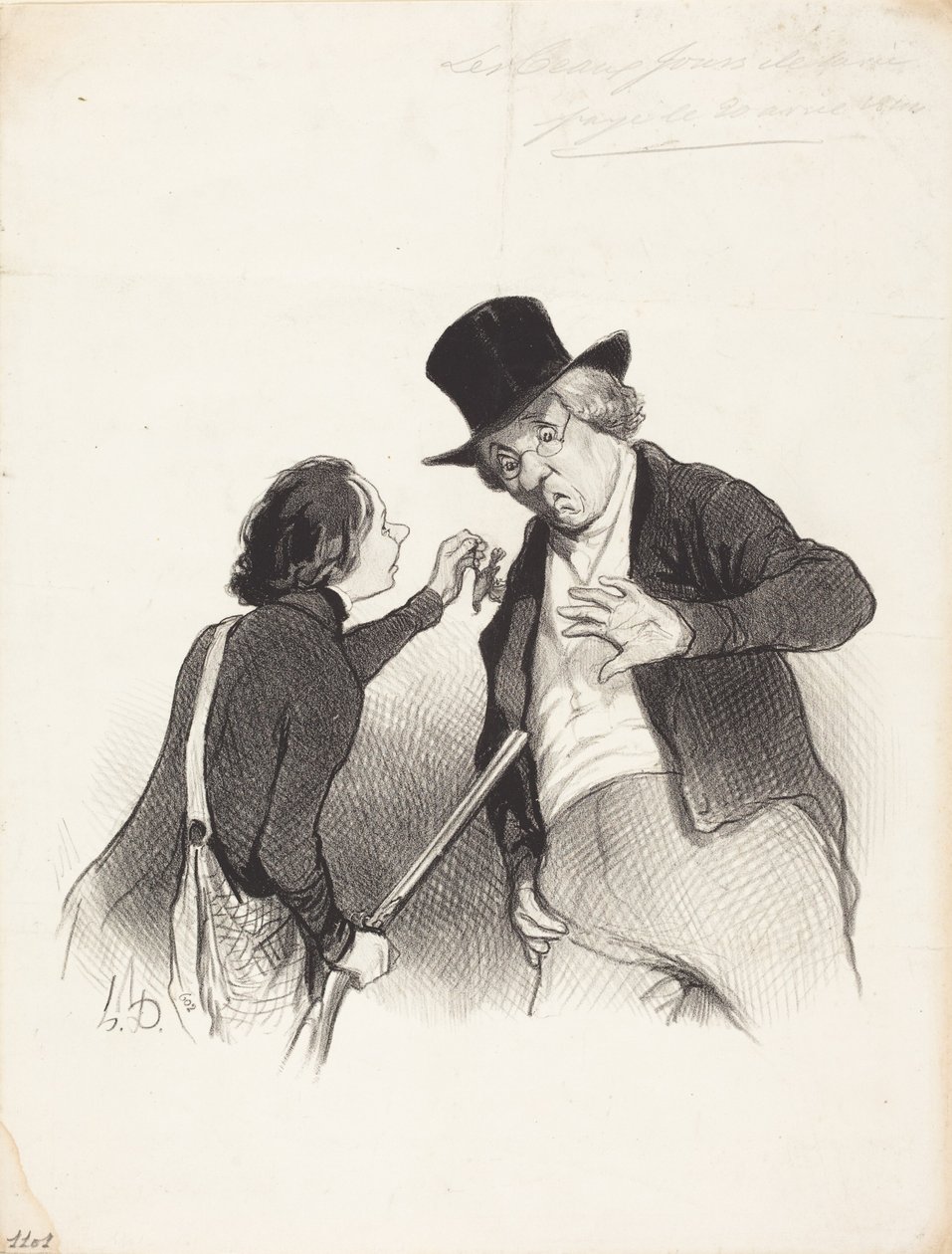Ensimmäinen metsästysretki tekijältä Honoré Daumier