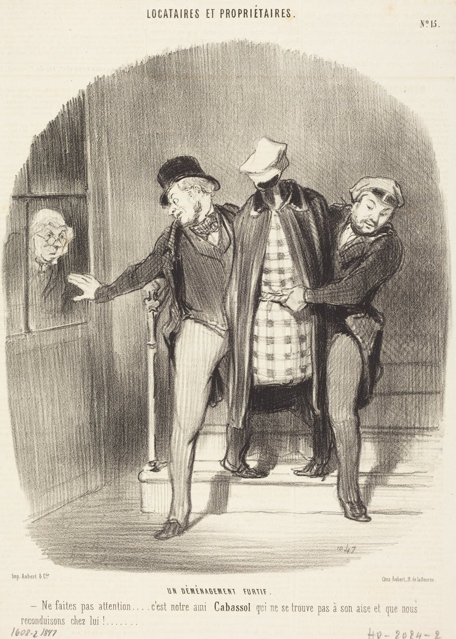 Salainen muutto tekijältä Honoré Daumier