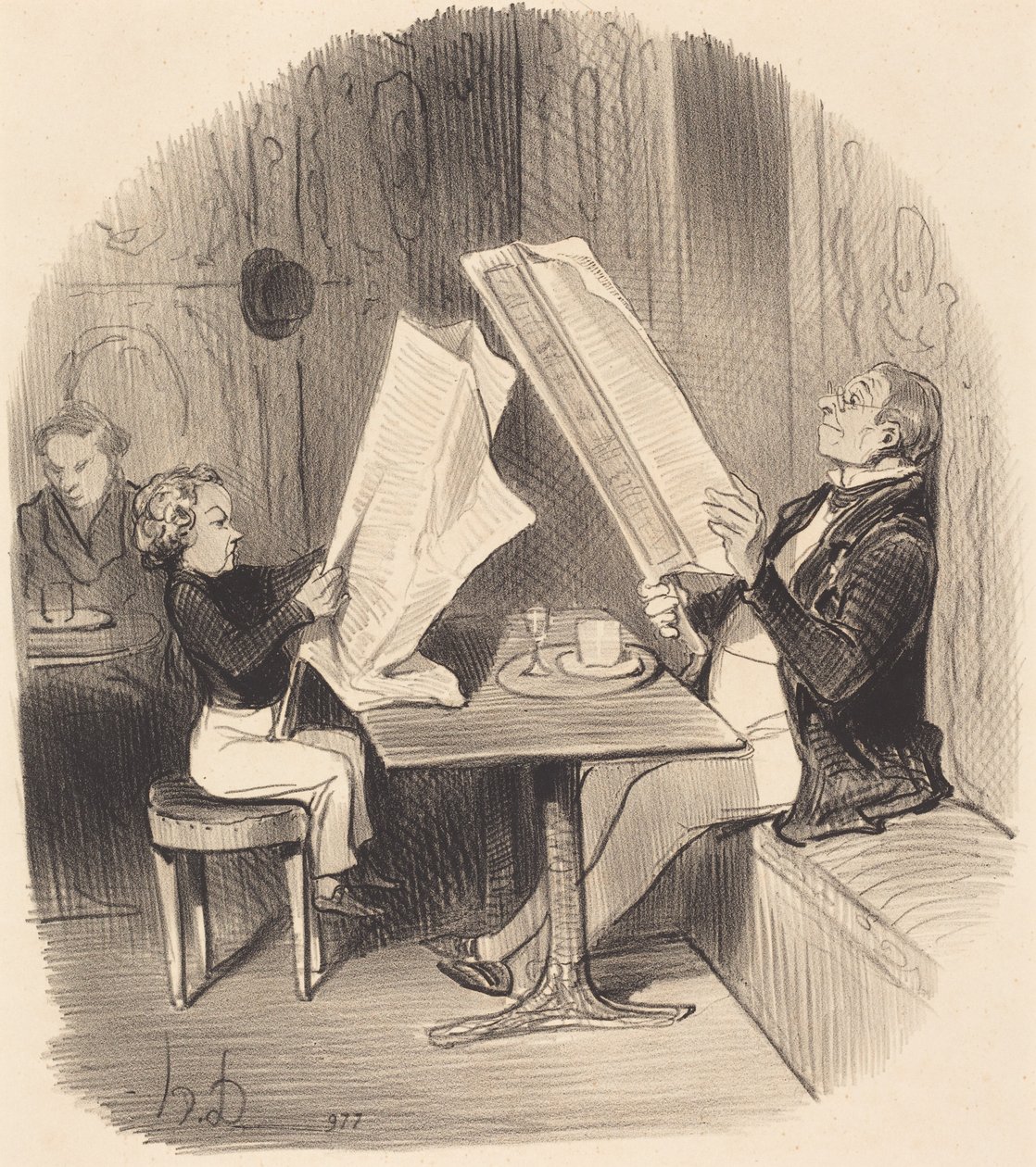 Lapsi, jolla on vähän hauskaa... tekijältä Honoré Daumier