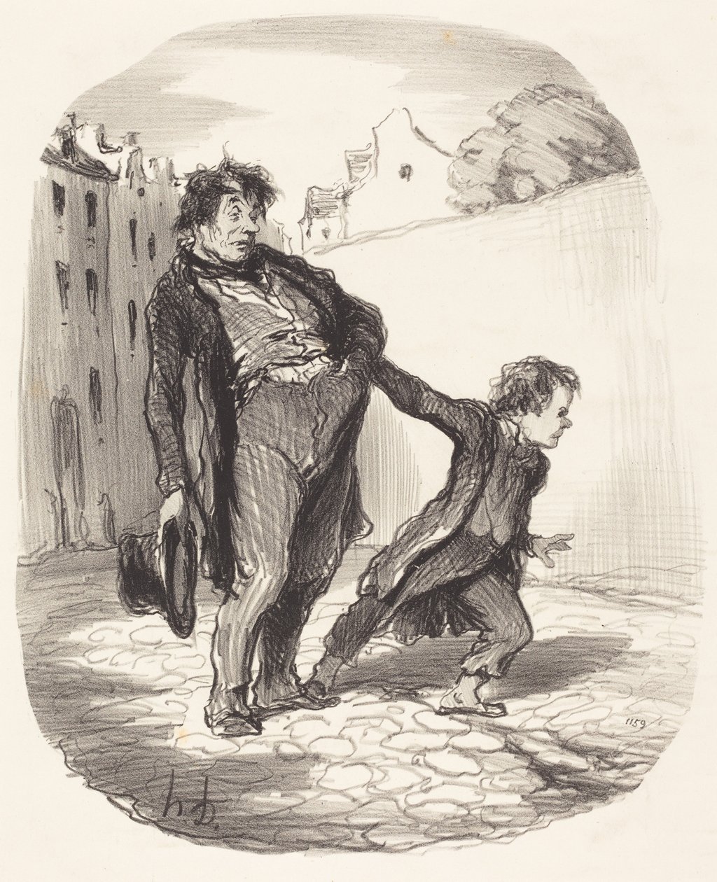 Esimerkillinen poika tekijältä Honoré Daumier