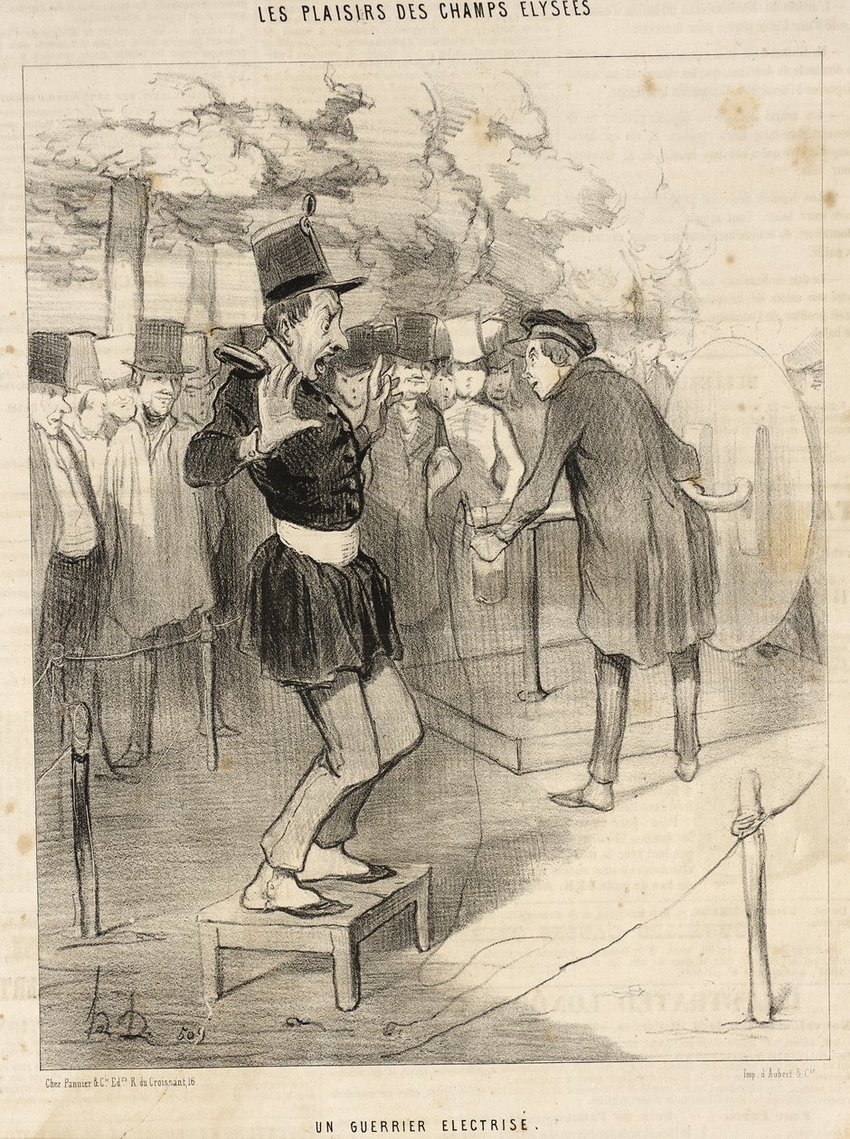 Sähköistetty soturi tekijältä Honoré Daumier