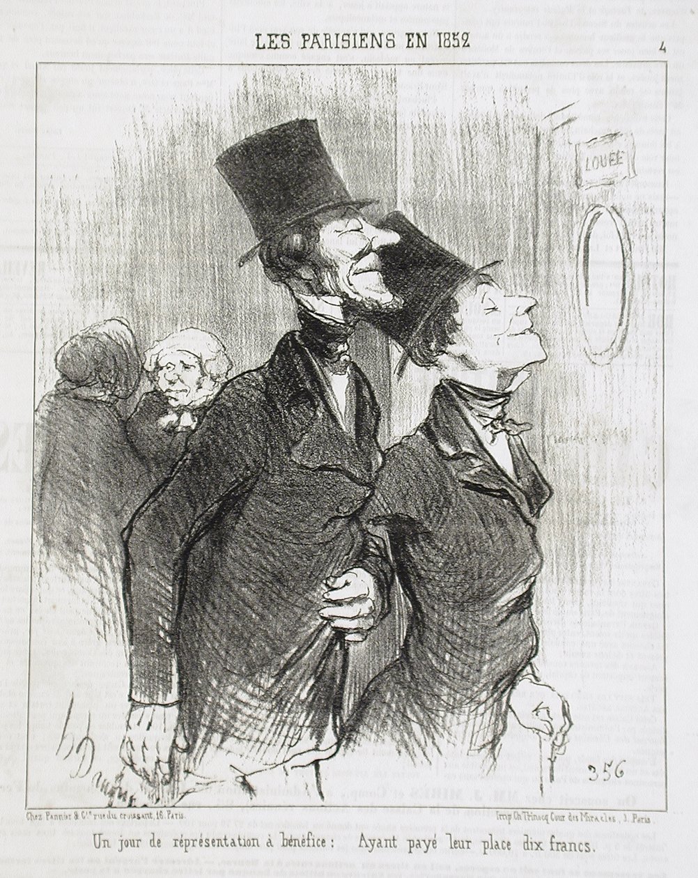 Päivä hyväntekeväisyysnäytöksessä! tekijältä Honoré Daumier