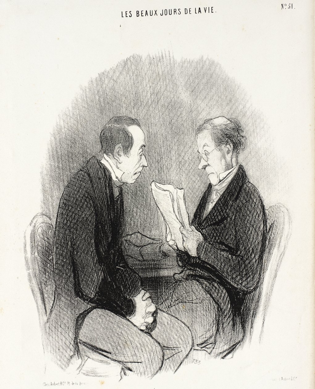 Kevyt käsikirjoitus tekijältä Honoré Daumier