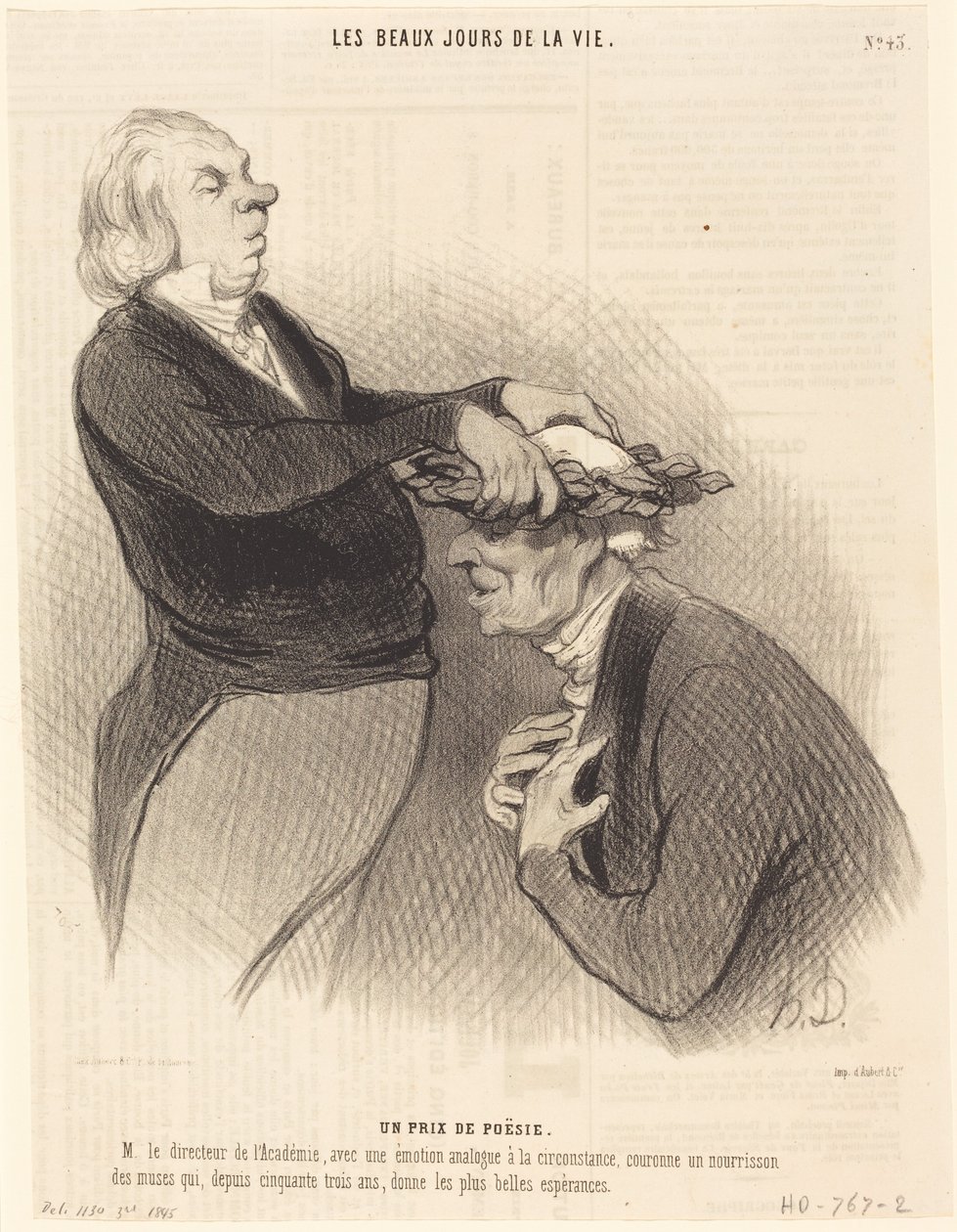 Runouspalkinto tekijältä Honoré Daumier