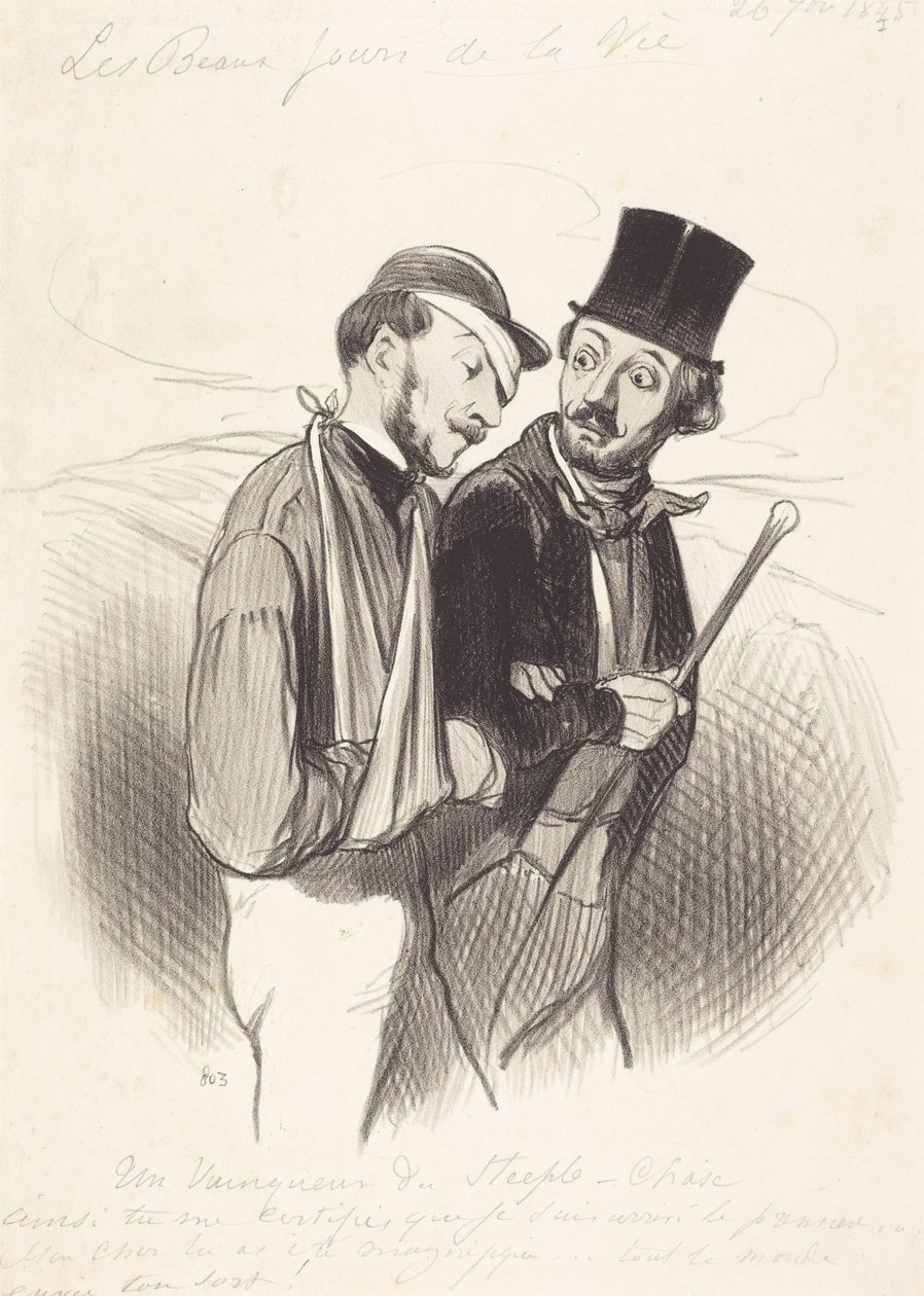Estejuoksun voittaja tekijältä Honoré Daumier