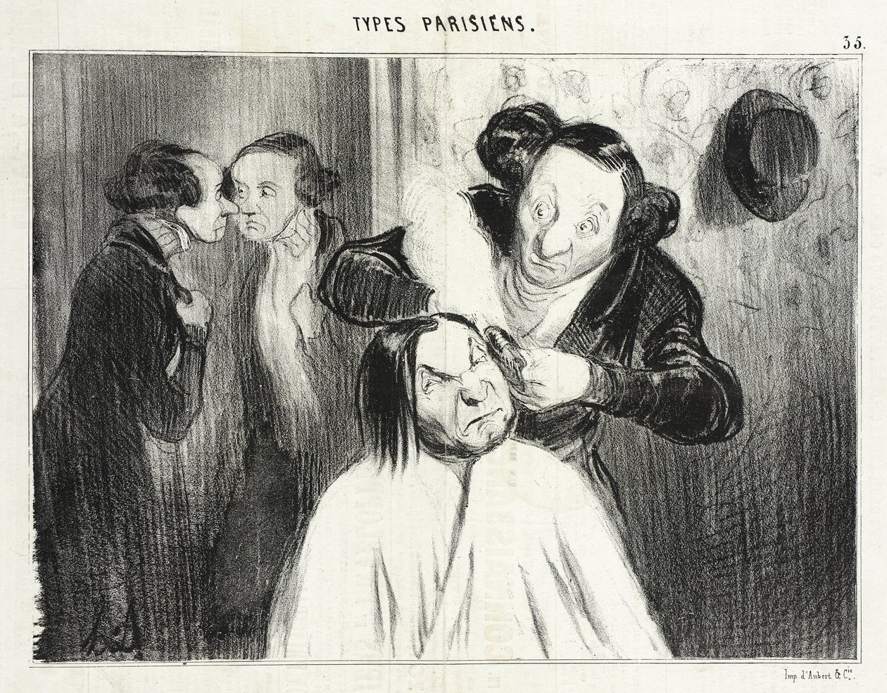 Laukaus! tekijältä Honoré Daumier