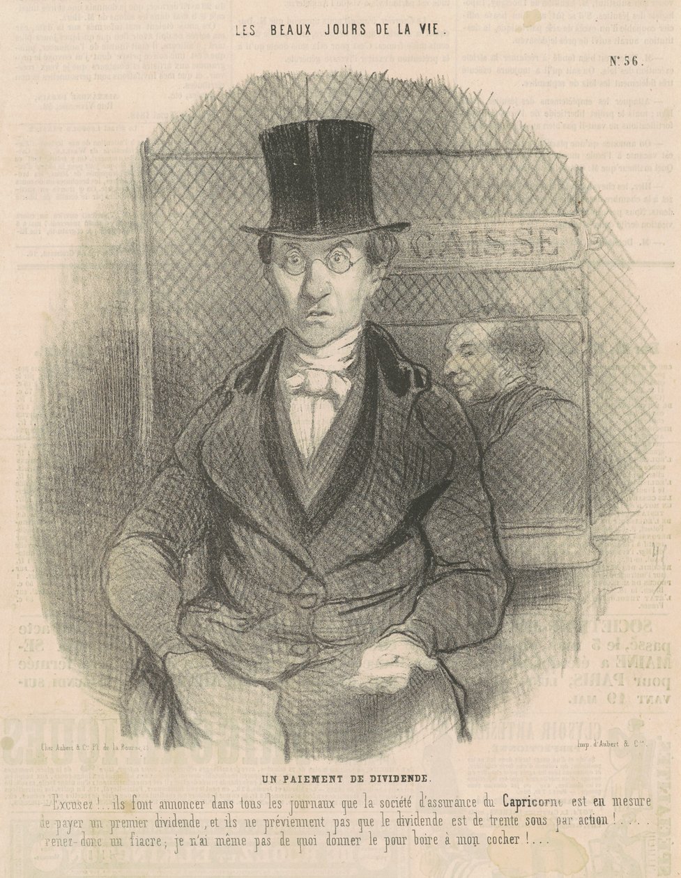 Osingonmaksu tekijältä Honoré Daumier