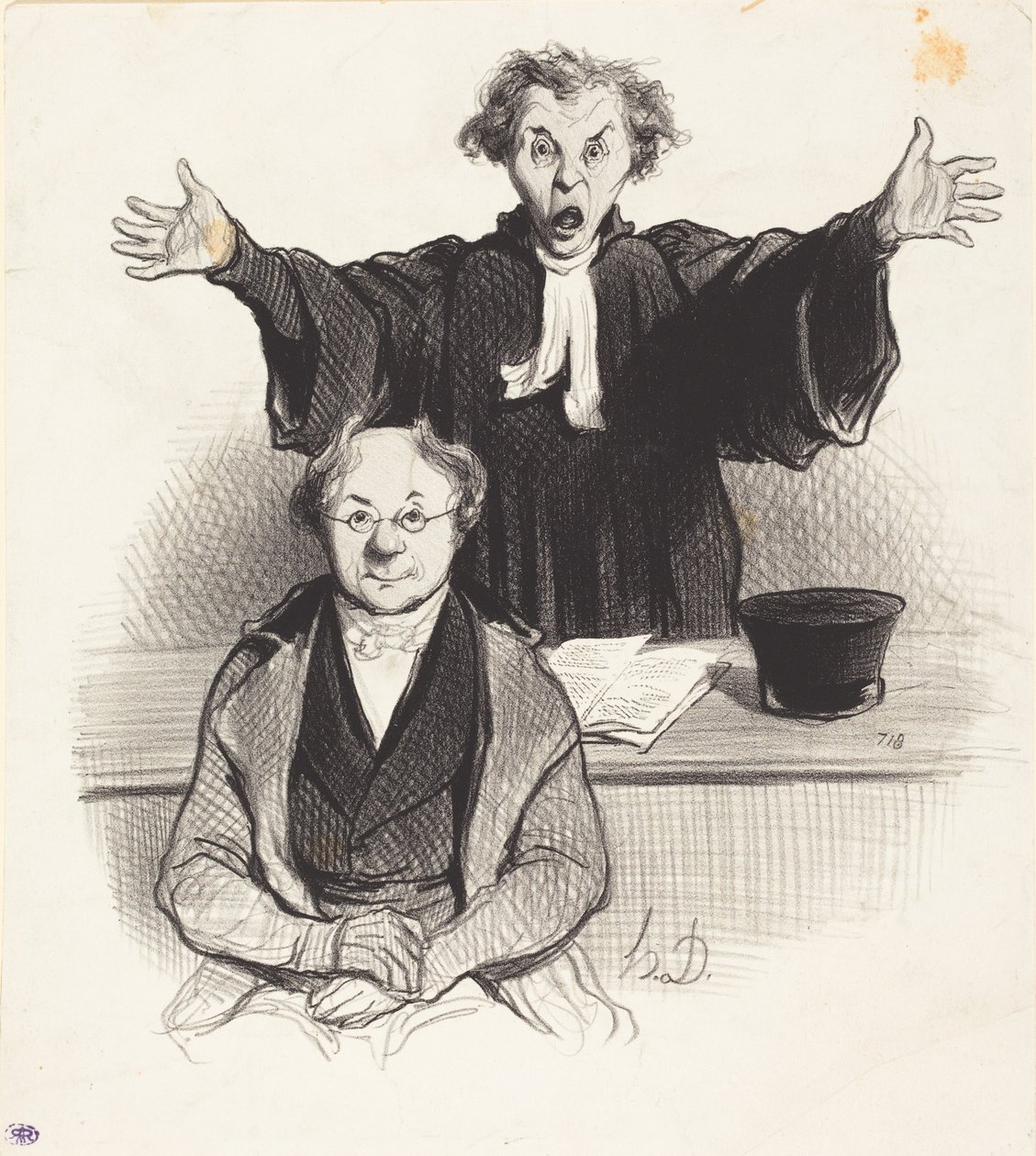 Eropyyntö tekijältä Honoré Daumier