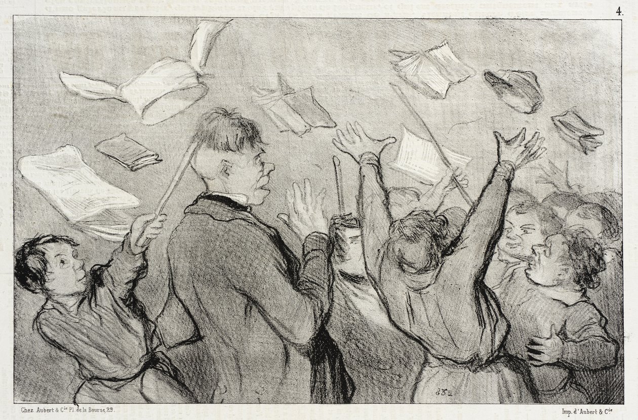 Mellakka tekijältä Honoré Daumier