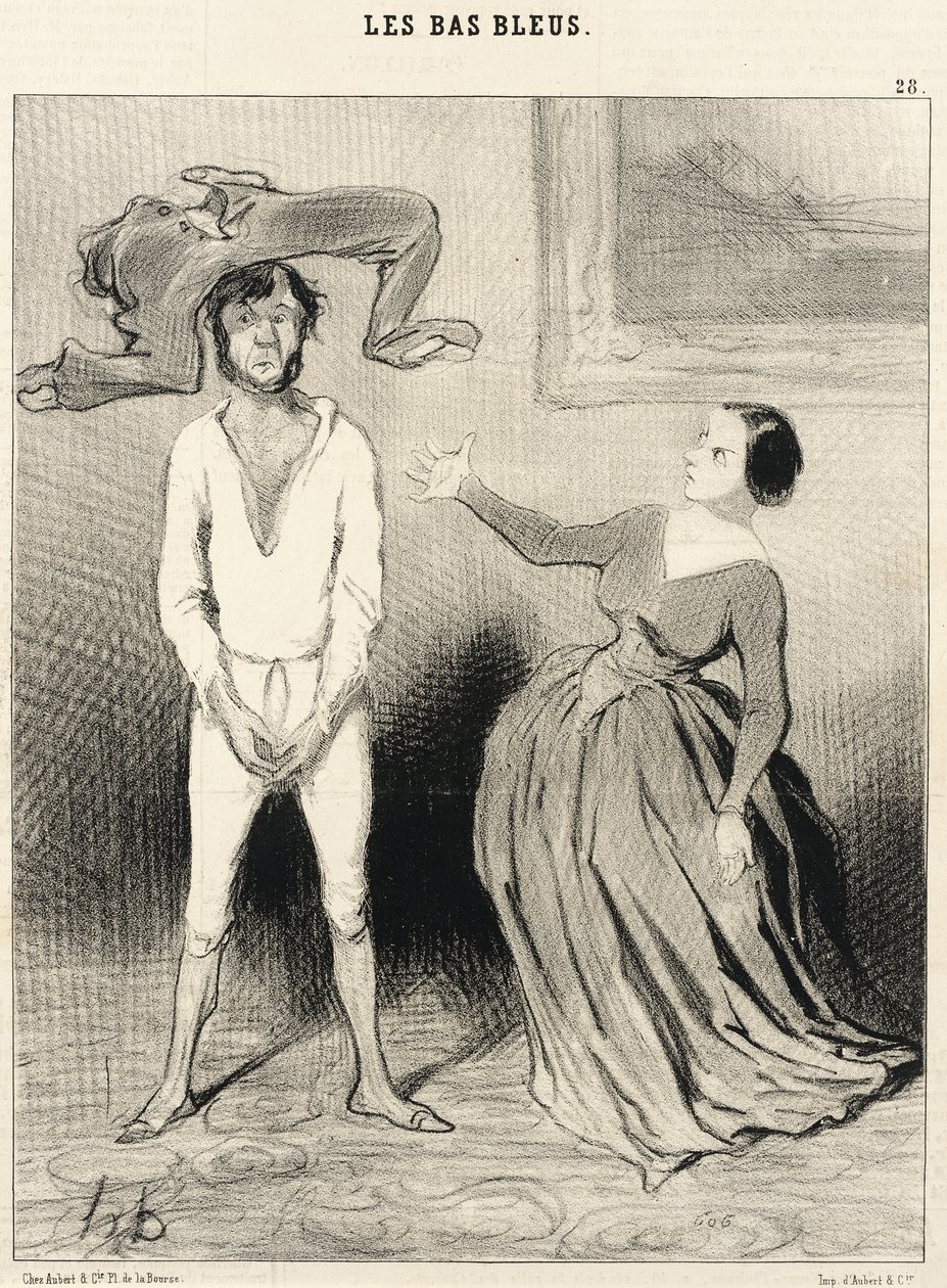 Minunlaiseni nainen... ompelemaan napin takaisin?... tekijältä Honoré Daumier