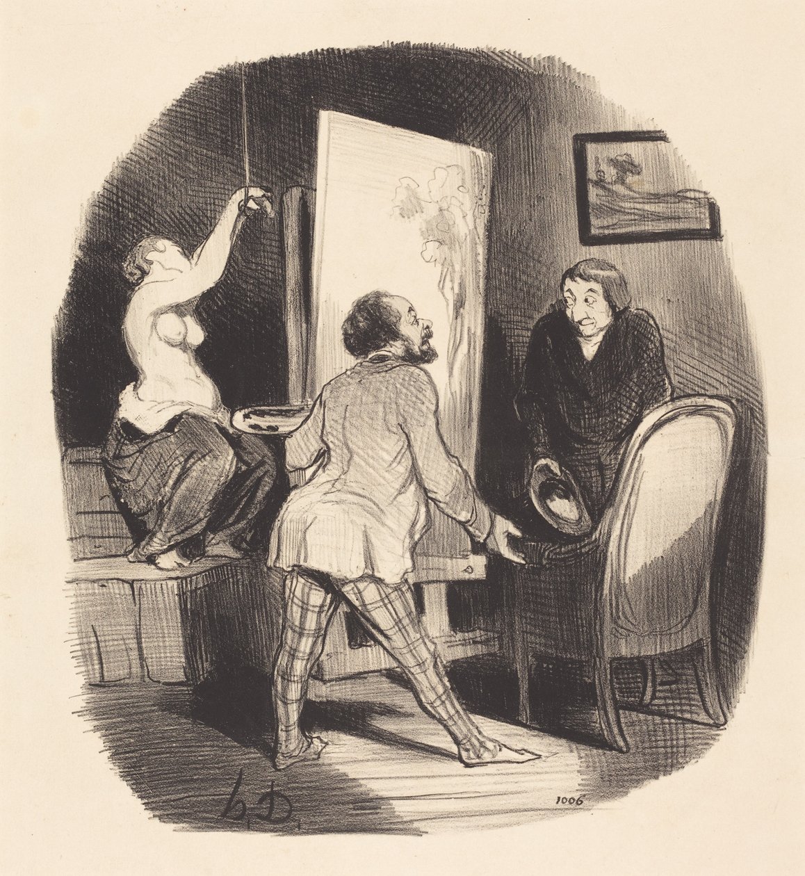 Vaikea asema tekijältä Honoré Daumier