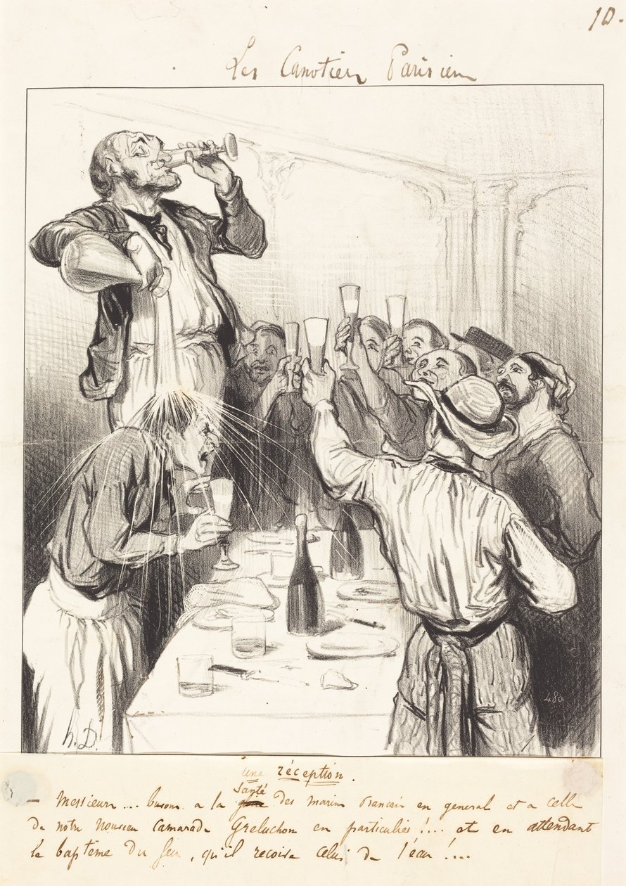 Vastaanotto tekijältä Honoré Daumier