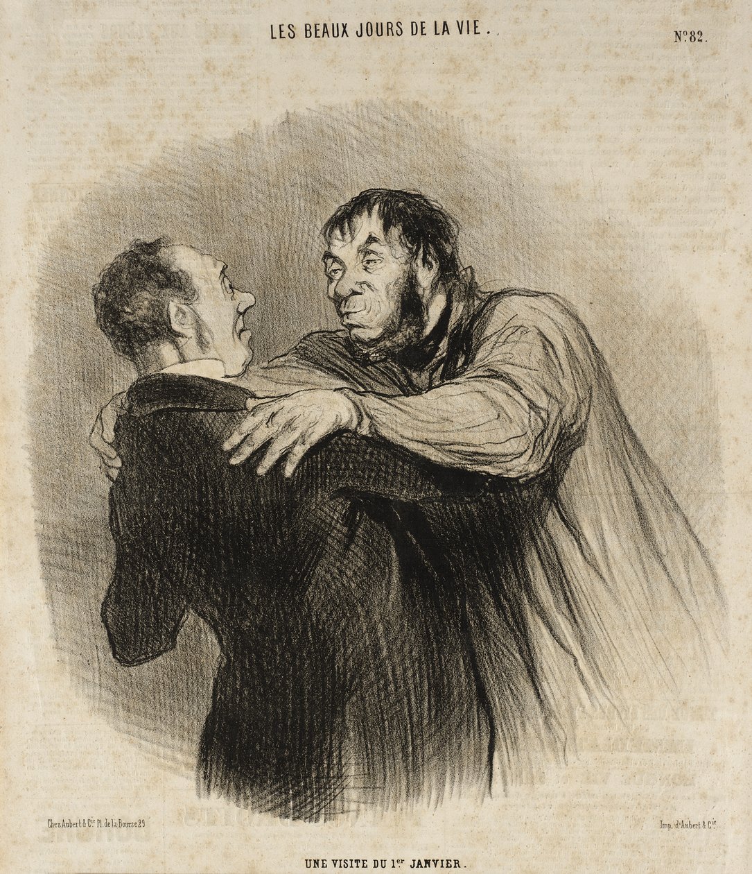 Vierailu 1. tammikuuta tekijältä Honoré Daumier