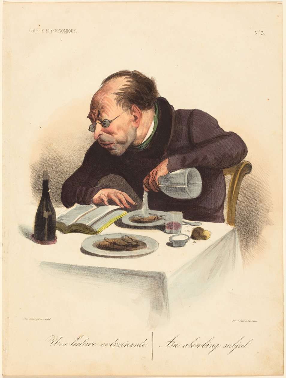 Mukaansatempaava lukeminen tekijältä Honoré Daumier