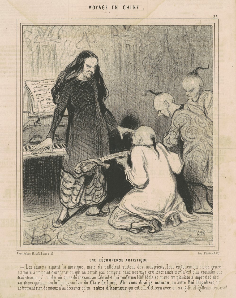 Taiteellinen palkinto tekijältä Honoré Daumier
